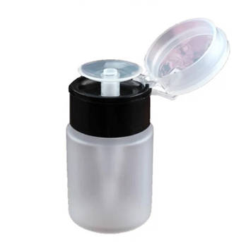 Помпа для рідин пластикова 60 мл біло-чорна