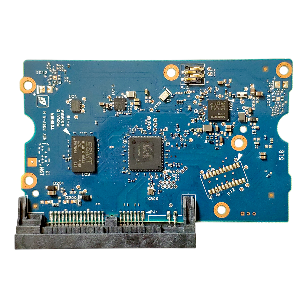 Плата HDD PCB G0066A DT02 FKRA0E 21D0 Toshiba HDWD240 HDWD240UZSVA HDWD260 HDWD260UZSVA
