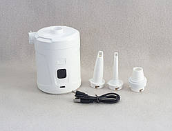 Насос для човнів, матраців, басейнів LW-A-2004 5200mAh USB білий