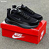 Чоловічі кросівки Nike Black чорні Найк текстильні весна осінь повсякденні, фото 9