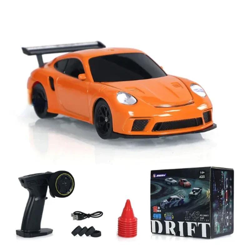Міні-машинка для дрифту Jiabaile Drift Car 1/43 4WD – радіокерована модель Porsche 911 GT2 RS 4303