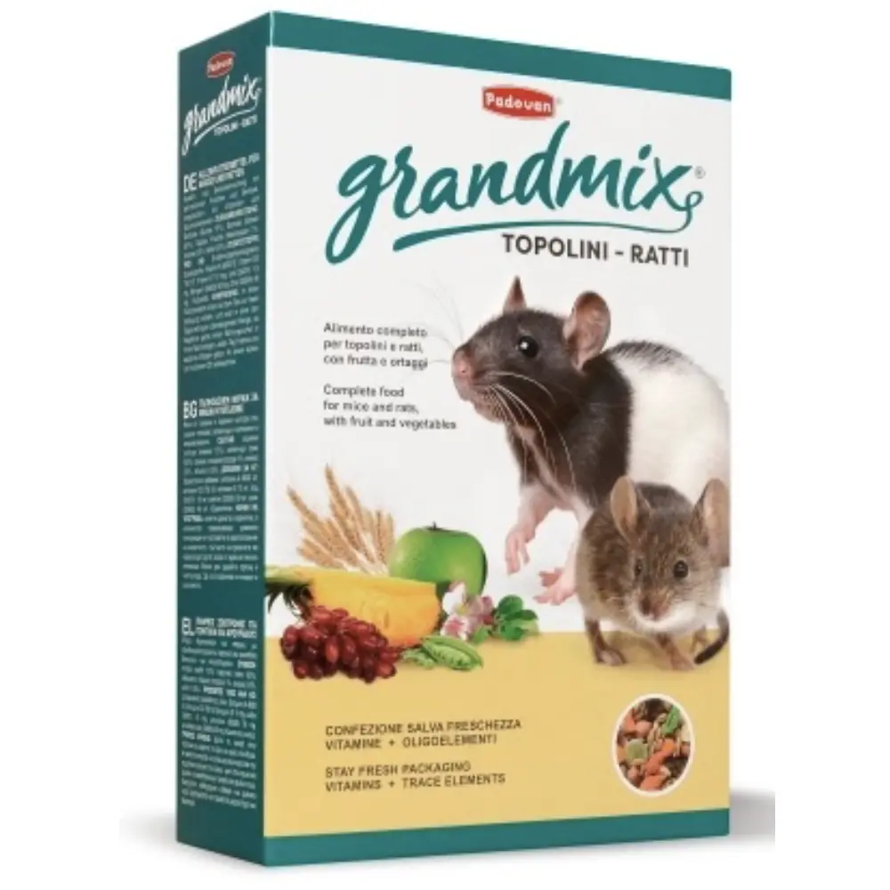 Padovan GrandMix Topolini Повнораційний корм для мишей та щурів. - 0.4 кг