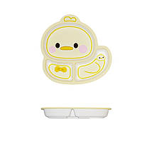 Тарілка дитяча Качка жовта 18561 3.3х23.4х24 см 5010854