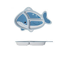 Тарілка дитяча Кіт блакитний 18562 3.3х20.6х30.9 см 5010855