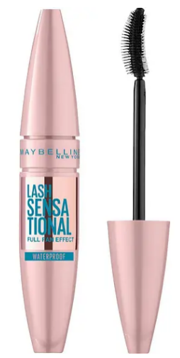 Туш для вій Maybelline New York Lash Sensational Waterproof для досконалого об'єму, чорна, 9,4 мл