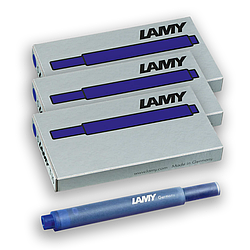 Набір чорнильних картриджів Lamy T10 сині 15 шт. 3 пачки (4014519020776)