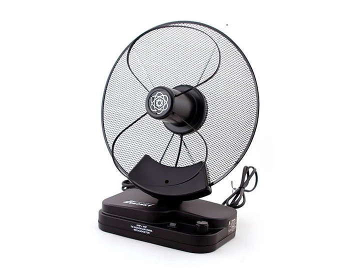 Кімнатна телевизійна антена Eurosky ES-001 T2 активна 220V