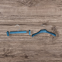 Плічка-вішалка для одягу чорна матова жіноча