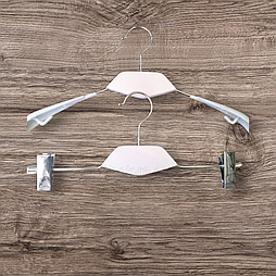 Вішалки для спідниць і штанів із білою вставкою