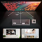 ⇒ Екран White Milk "Black Back" (84 дюйми) - білий проекційний екран для проектора з чорною зворотною стороною, фото 3