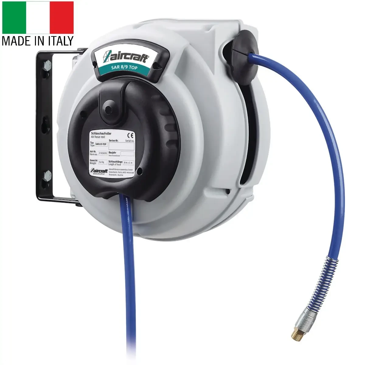 Шланг високого тиску на котушці SAR 8/9 TOP (пневмошланг на автоматичній котушці), фото 1