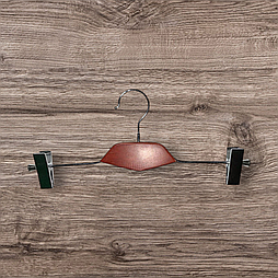 Плічка-вішалка з червоною дерев'яною вставкою А-41