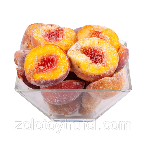 Персик заморожений без кісточки (половинки) 500 г, фото 1