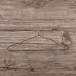 Плічка-вішалка чорна силікон