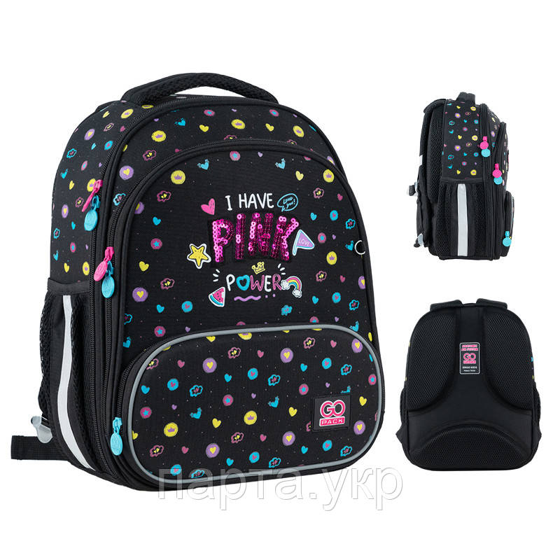 Рюкзак GoPack Education каркасний GO24-597M-2 Pink Power