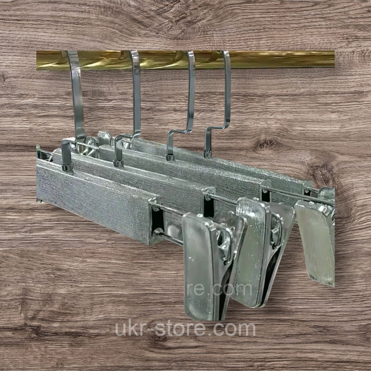 Вішалки для штанів і спідниць хром, фото 1