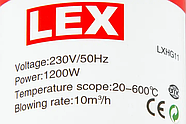 Фен паяльник для паяння пластику LEX (LXHG12), фото 10