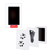 Набір універсальний 2 в 1 для створення відбитків рук та ніжок новонародженого, для зліпків 95*57мм R9304