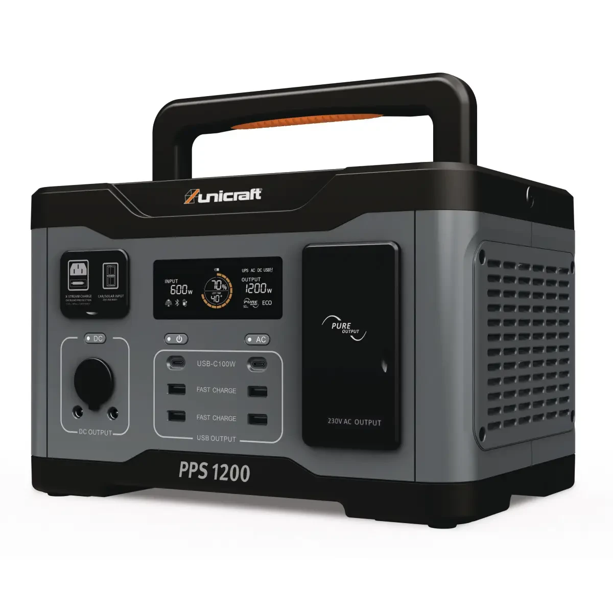 Зарядна станція портативна Unicraft PPS 1200/ 1200Вт/ 921 Вт. год., фото 1