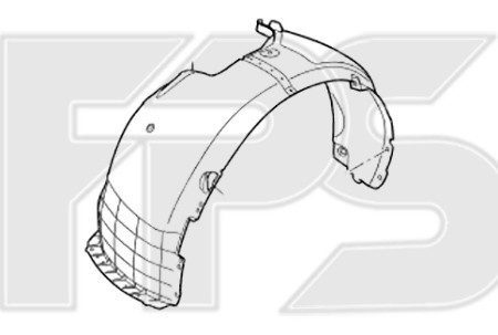 Підкрилок Hyundai i30 16-20 передній правий, пластик (FPS) - FP 3271 388