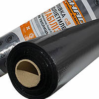 Пленка черная для мульчирования 30 мкм 0.7м*500м полиэтиленовая пленка для клубники и малины мульчирующая плен