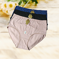 Трусики жіночі бавовняні високі 3 шт ( Розміри 4XL 5XL 6XL