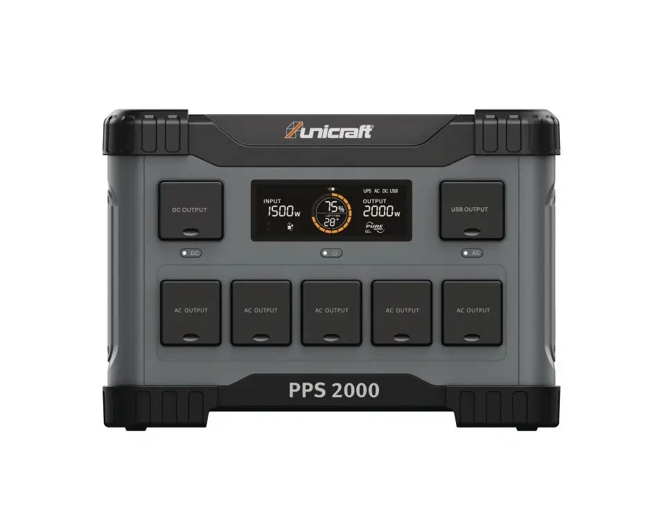 Зарядна станція портативна Unicraft Unicraft PPS 2000 / 1843 Вт.год., фото 1