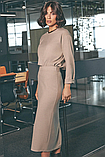 Класична спідниця - олівець нижче коліна 42-52 розміри різні кольори бежева, фото 2