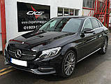 Передняя решетка Diamond Silver 2018-2025, с камерой для Mercedes C-сlass W205, фото 5