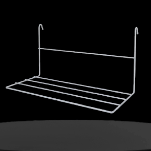 Полка -гачок для Взуття  на торгову сітку 24 см 2,5 мм