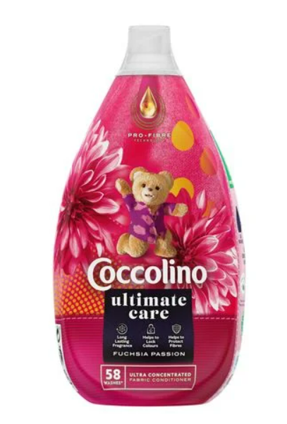 Кондиціонер для білизни Coccolino Ultimate Care Fuchsia Passion 870мл