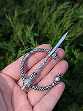 Фібула Скандинавська, Вікінги, 9-11вв. застібка на плащ або тканину.