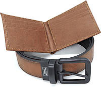 Оригінальний шкіряний ремінь Levi's двосторонній розмір 38/40/42 коричневий/чорний, Оригінал США, фото 7