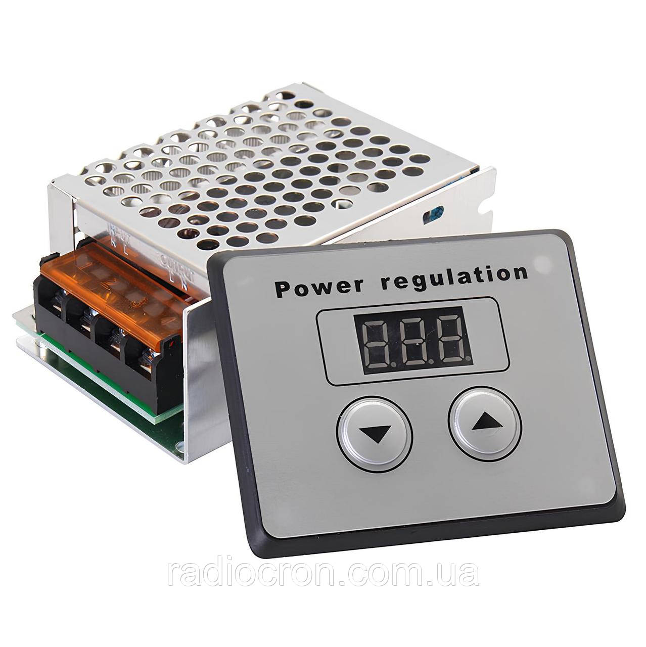 Димер із дисплеєм, Регулятор напруги AC 4000 Вт, 220 В