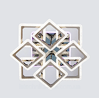 Люстра світлодіодна стельова з підсвіткою і пультом керування SC-3123-4+4C BP