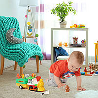 Паровоз Лімпопо Ігровий набір Kiddieland українською зі світловим ефектом (056903, фото 7