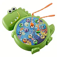 Інтерактивна магнітна гра для дітей Dinosaur Fishing