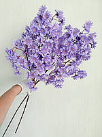 Штучна квітуча гілка для декору ( бузкова , 80 см ), фото 7