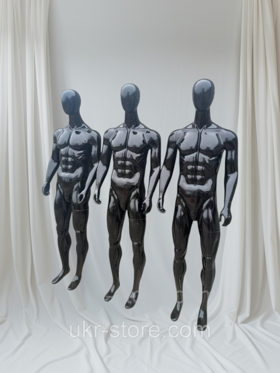 Манекен чоловічий лакований, фото 1