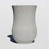 Бетонний вазон серія "Терамо" для квітів та дерев, для вулиці, саду, дачі та тераси, фото 2