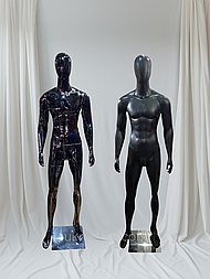 Чоловічий манекен лакований і матовий