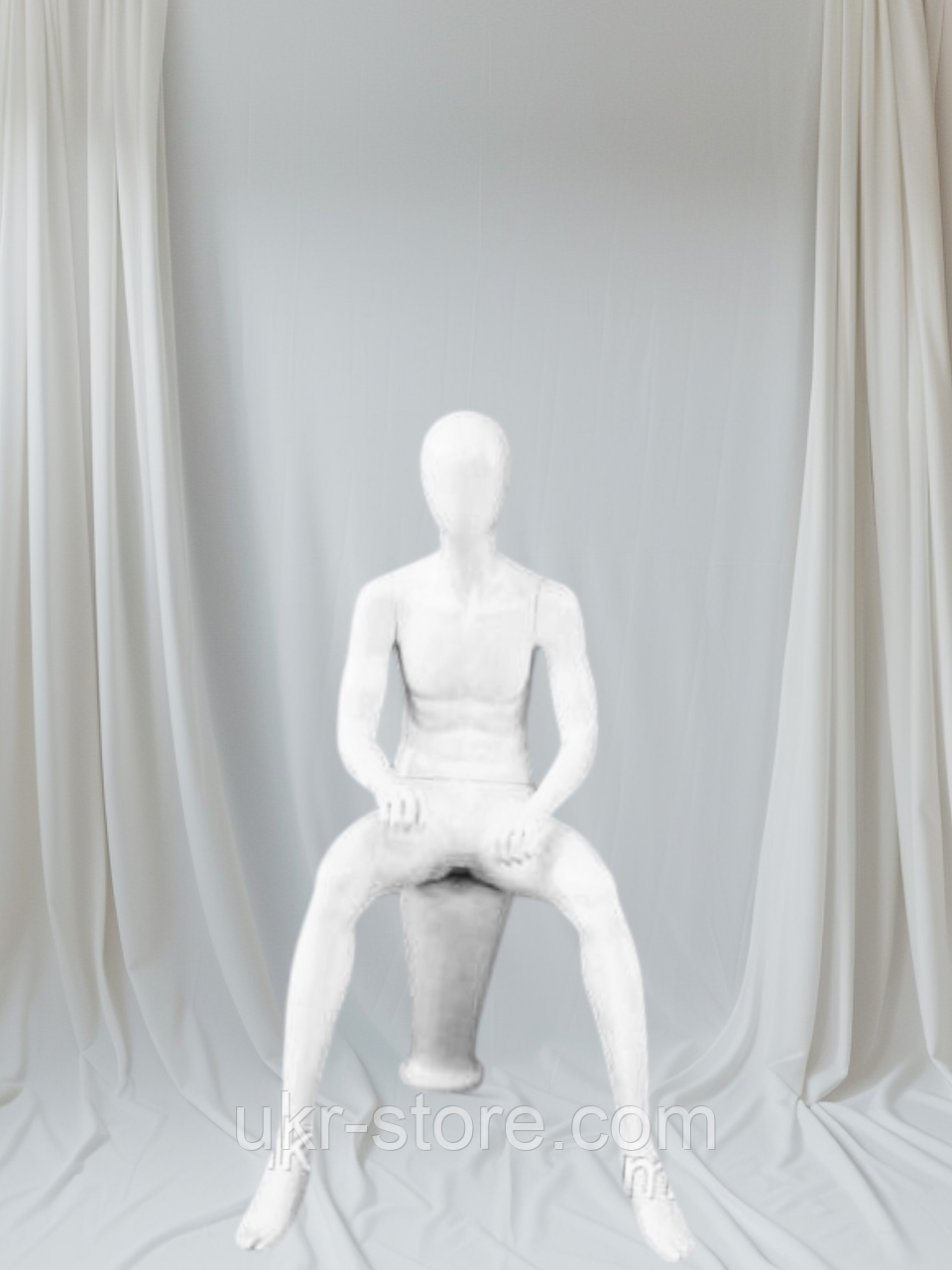 Манекен чоловічий сидячий, фото 1