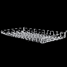 Торговий сітчастий стелаж 6 кошиків 80 см, фото 4