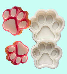 Силіконовий Молд для шоколаду, мастики та ін "Тапо лапка"