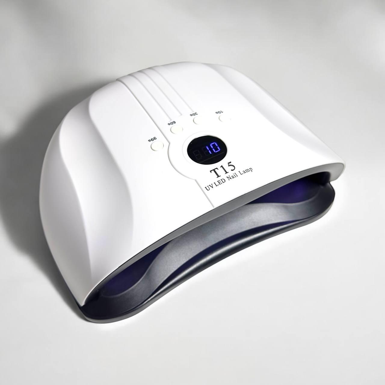 Лампа UV/LED маникюрна для сушіння нігтів T15,160 вт біла