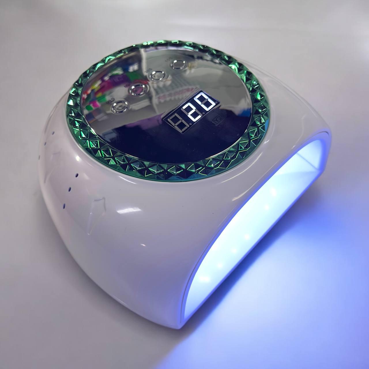 UV/LED лампа професійна манікюрна Y28 біла/зелена , 248 вт