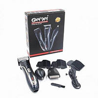 Машинка для стрижки волосся Gemei GM-593 акумуляторна 6в1