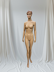 Жіночий манекен тілесний на підставці