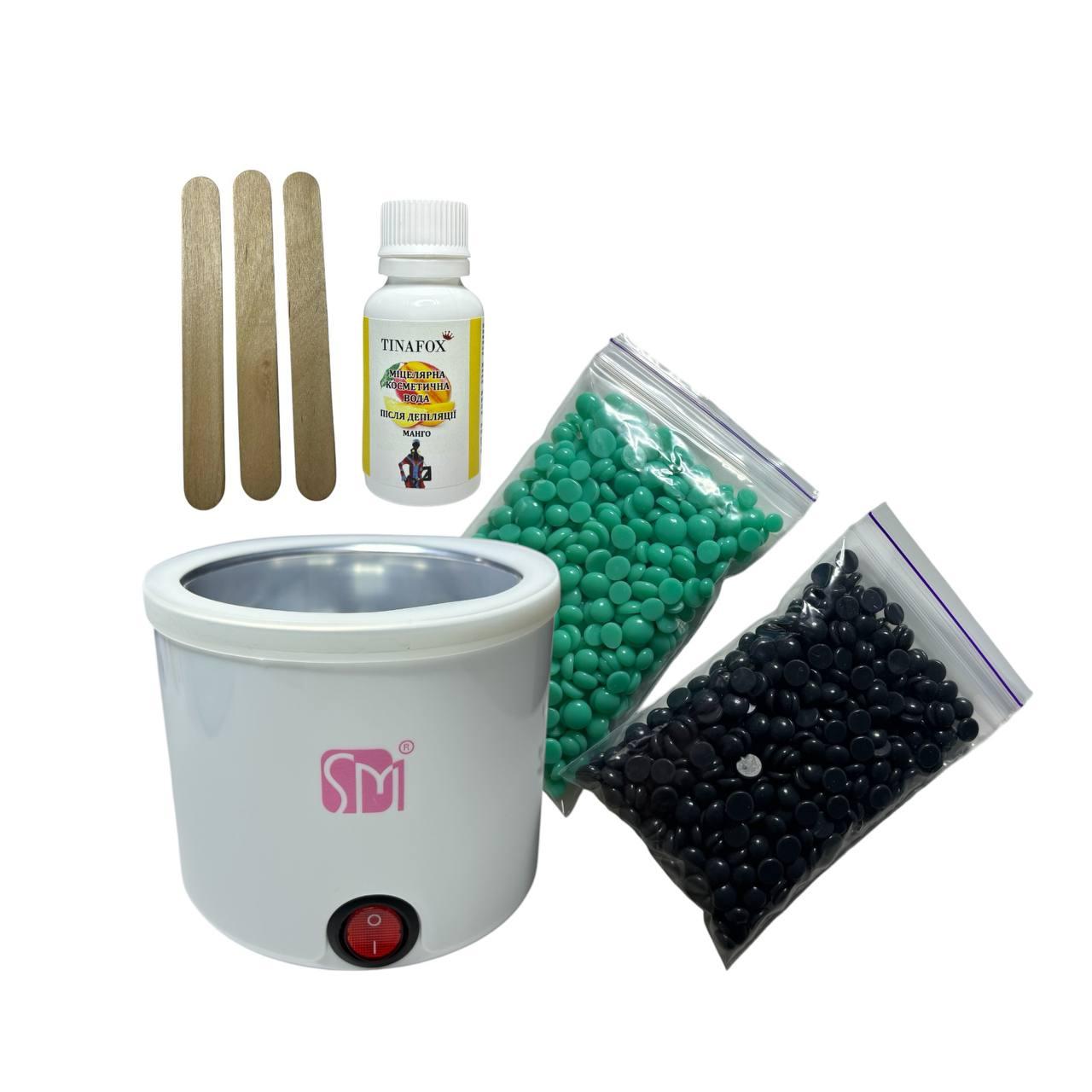 Міні набір для депіляції із воскоплавом SM-200CC