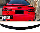 Спойлер DPT V-2 (2016-2021, Coupe/SD, Черный Глянец) для Ауди A5